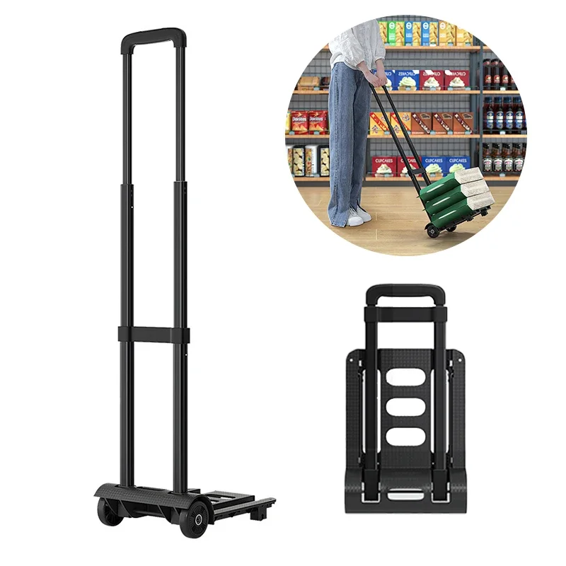 Travel Umbrella Compact - 2 Big Wheel Hand Cart Children