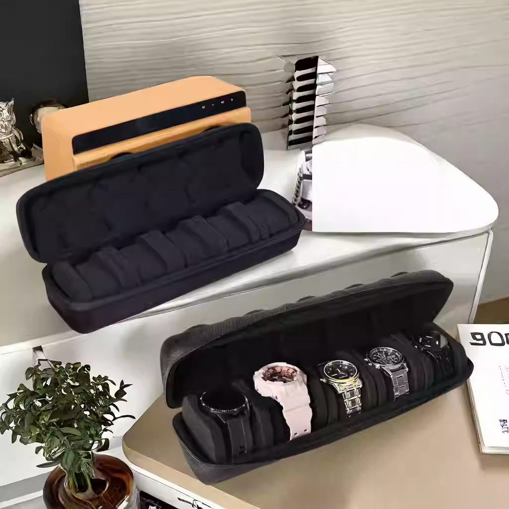 6/10 Slot Watch Box Watches Or - Travel Accessories Organizer Case ulasan dan harga