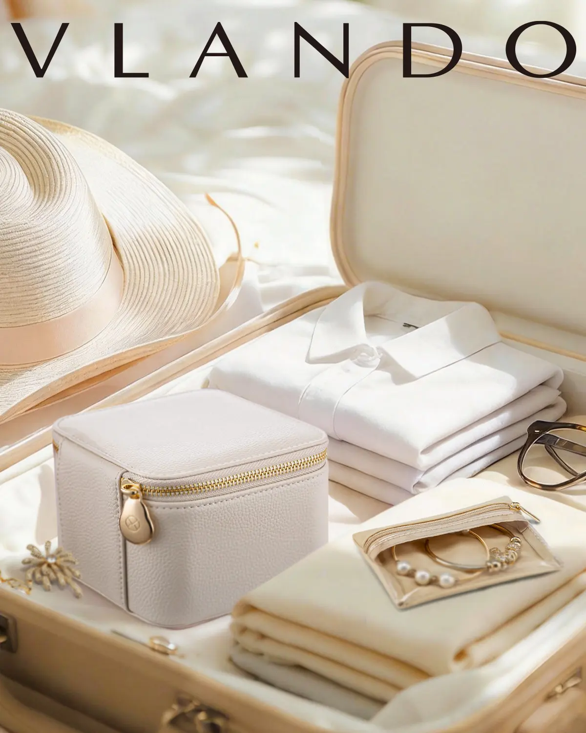 VLANDO Small Travel Jewelry Ca - Travel Accessories Europe ulasan dan harga