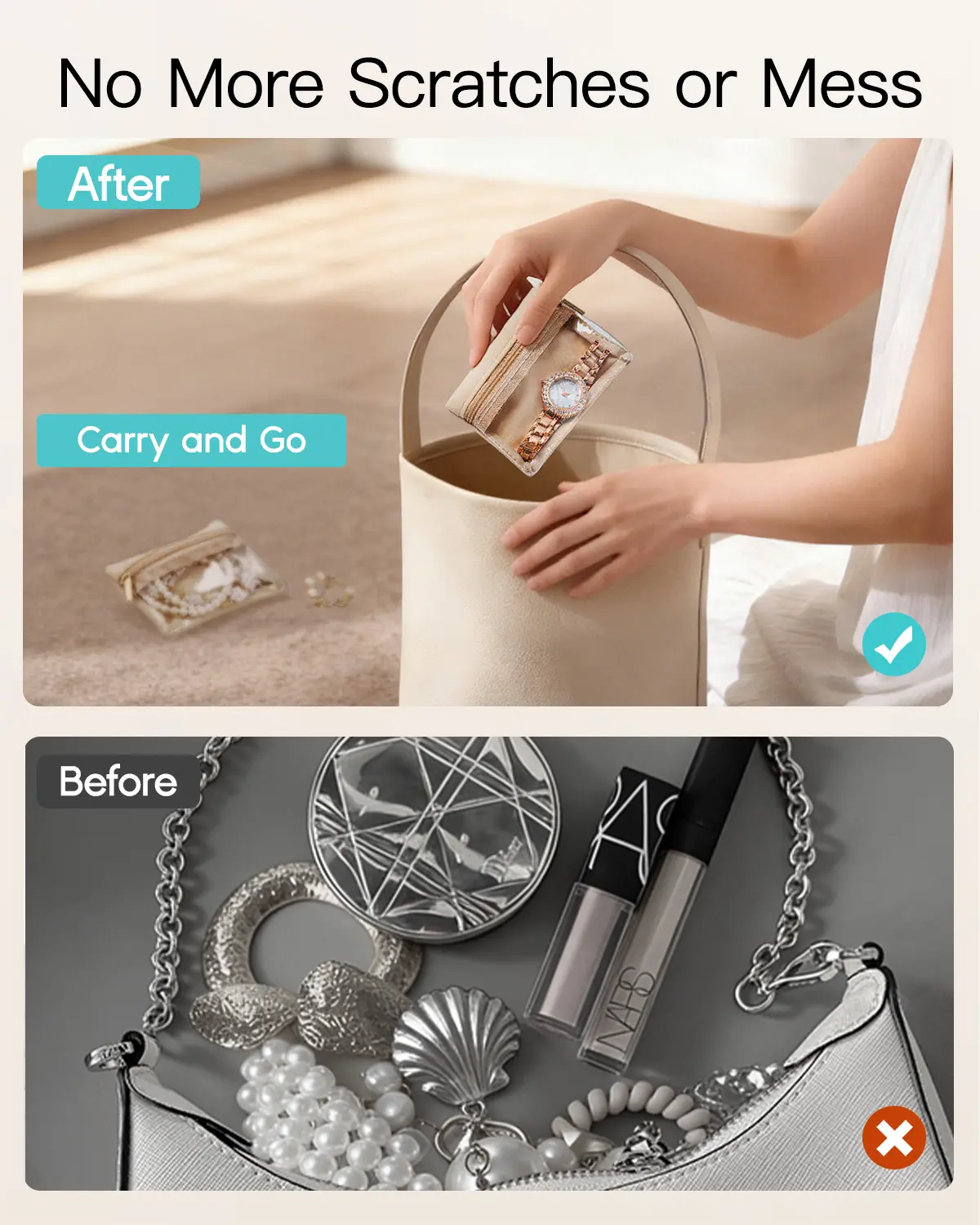VLANDO Small Travel Jewelry Ca - Travel Accessories Europe ulasan dan harga