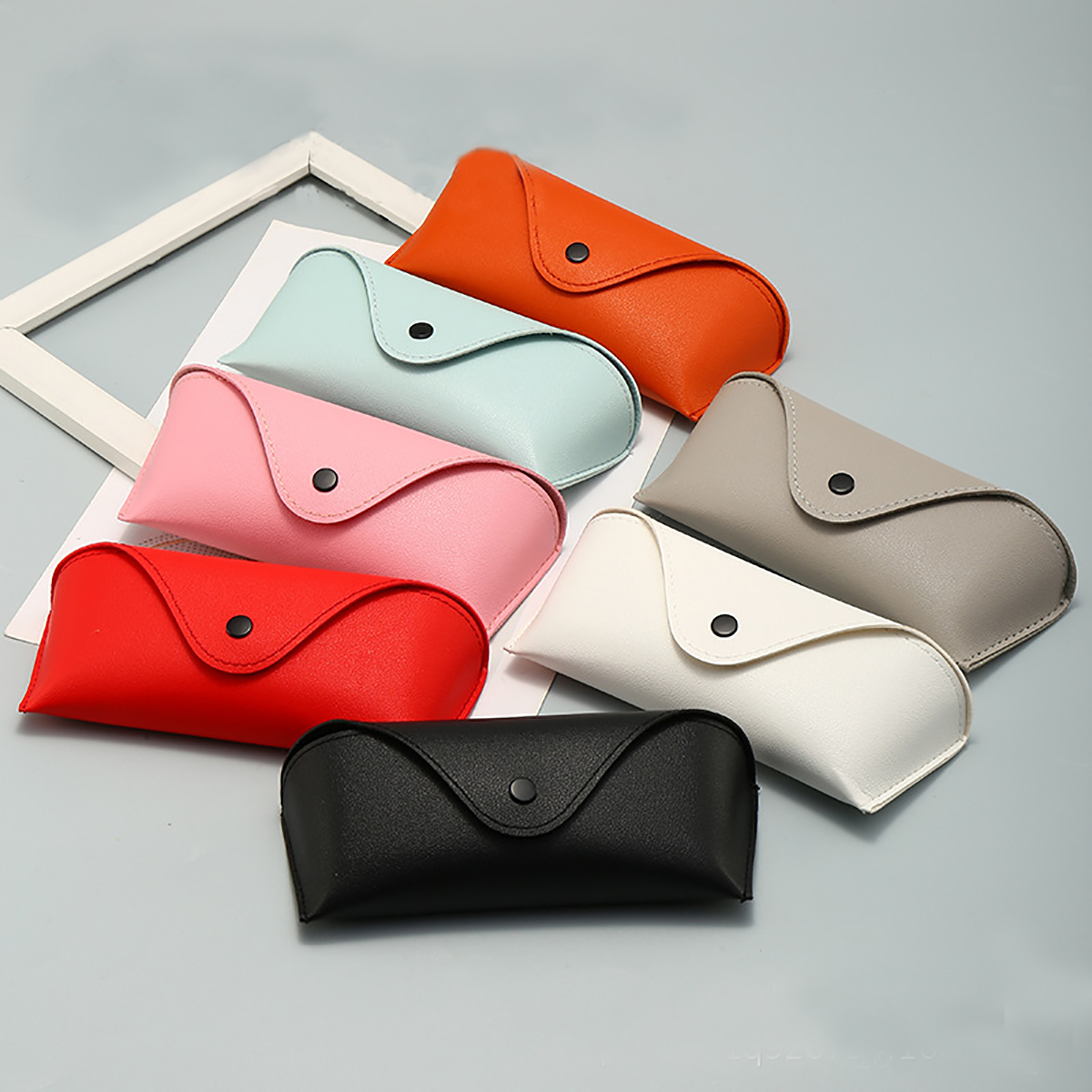 1pc Soft PU Leather Sunglasses - Travel Accessories Pouch For Women ulasan dan harga
