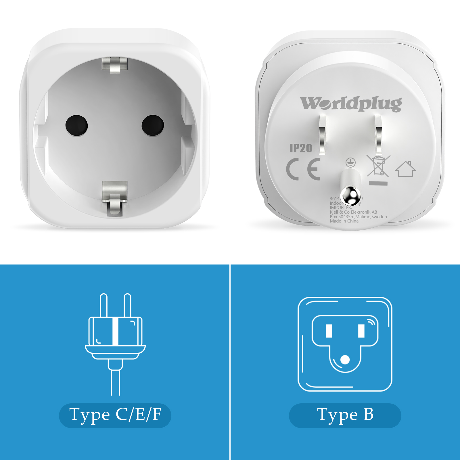 USA Travel Adapter, EU to US T - Travel Accessories Europe ulasan dan harga