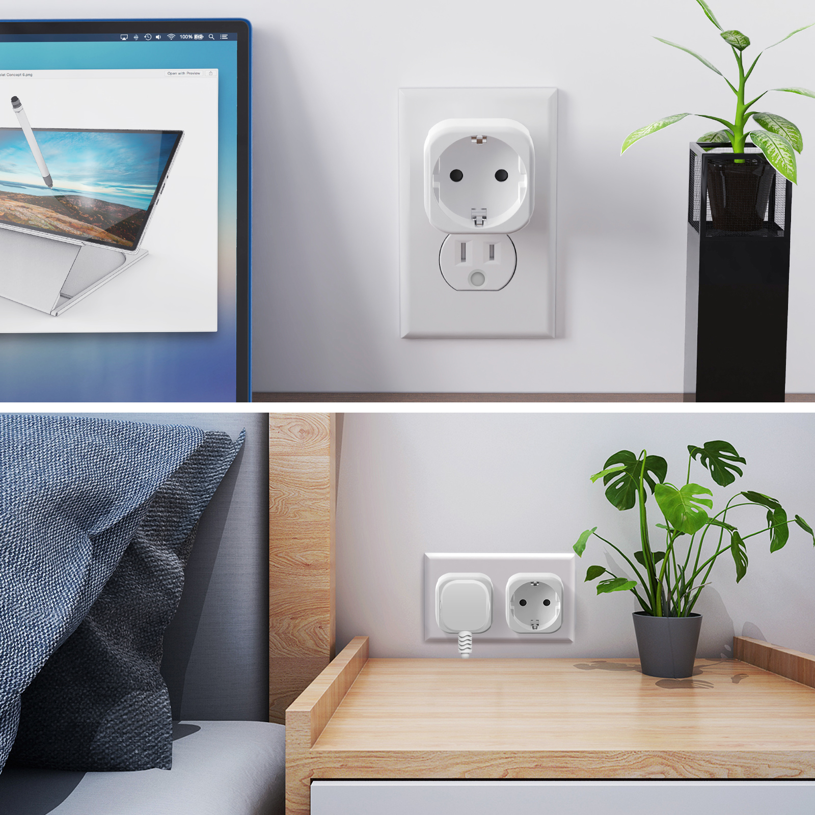 USA Travel Adapter, EU to US T - Travel Accessories Europe ulasan dan harga