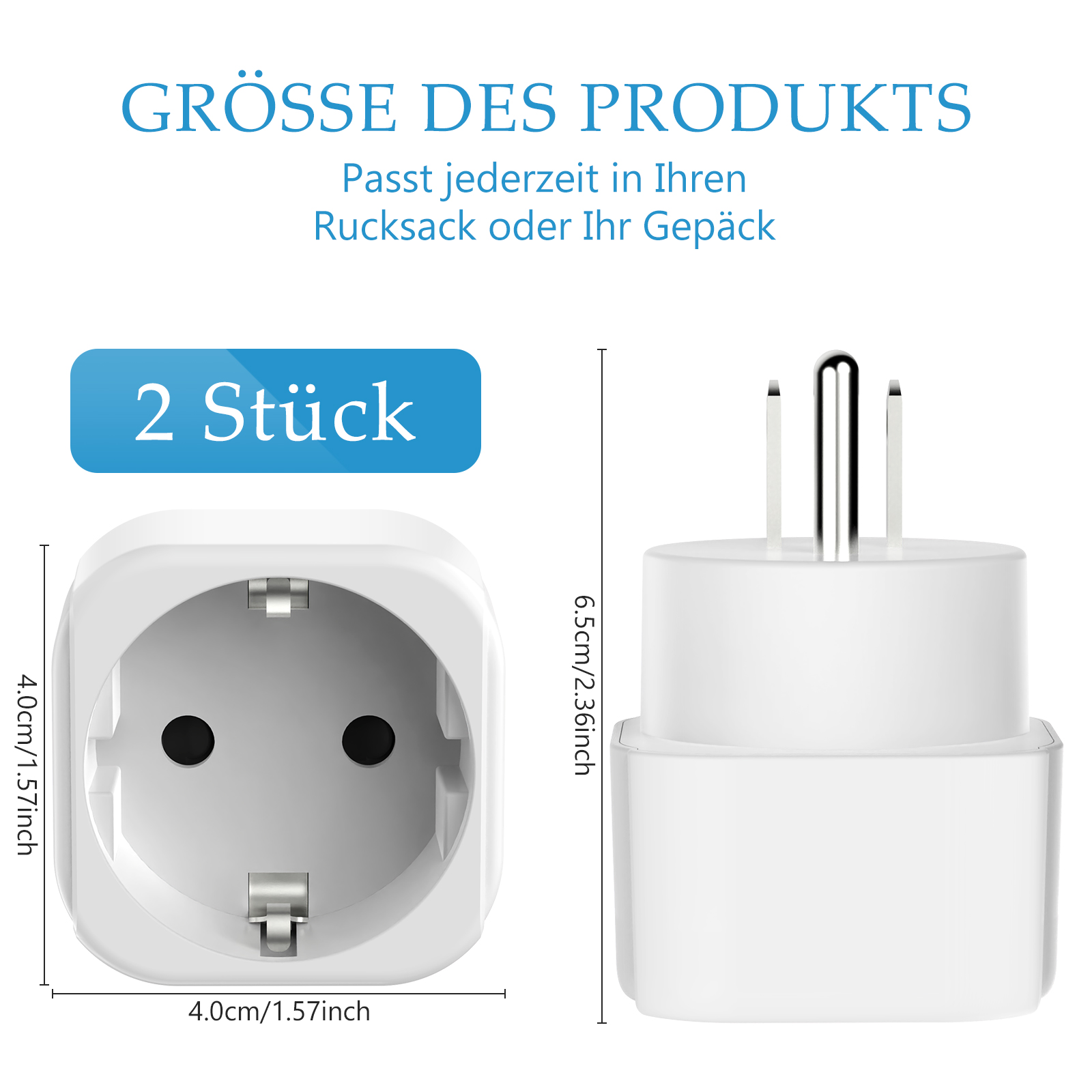 USA Travel Adapter, EU to US T - Travel Accessories Europe ulasan dan harga