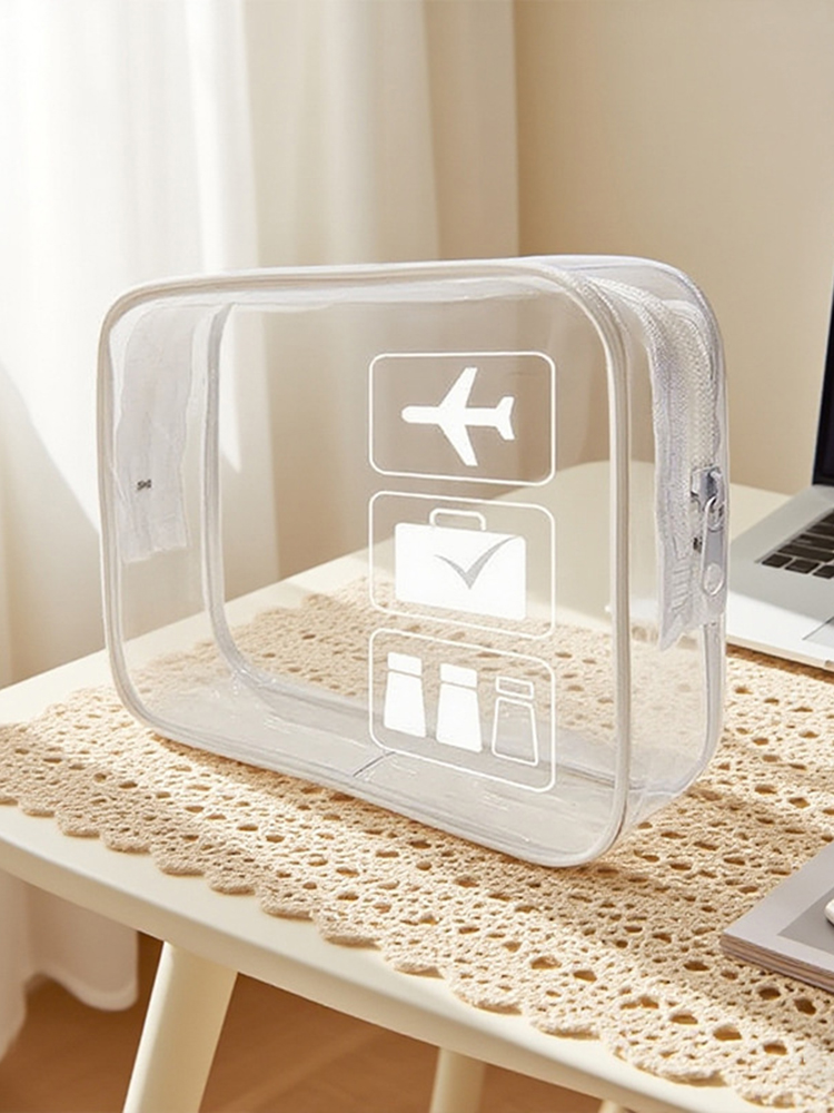 Transparent makeup bag, portab - Toiletry Bag Tsa ulasan dan harga