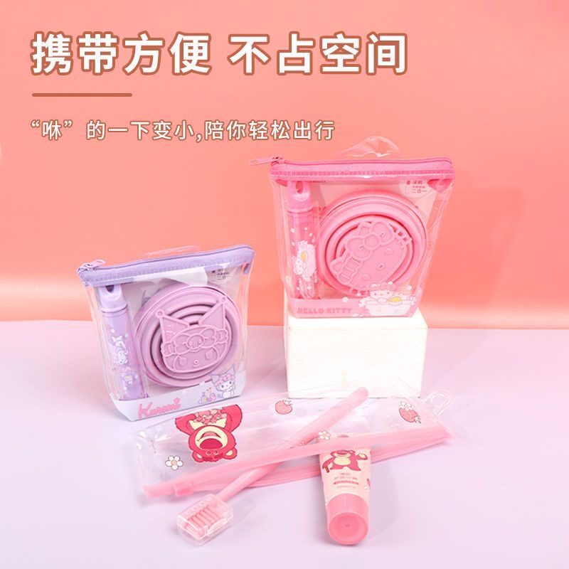 Cute Sanrio Kuromi Travel Toot - Travel Accessories For Japan ulasan dan harga