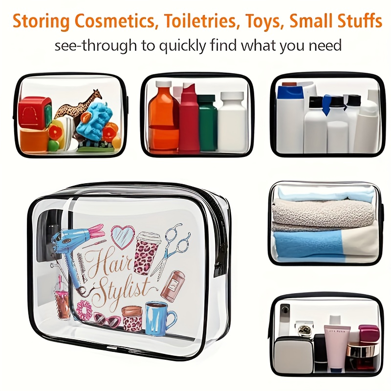 1pc Clear Makeup Bag Transpare - Toiletry Bag Tsa ulasan dan harga