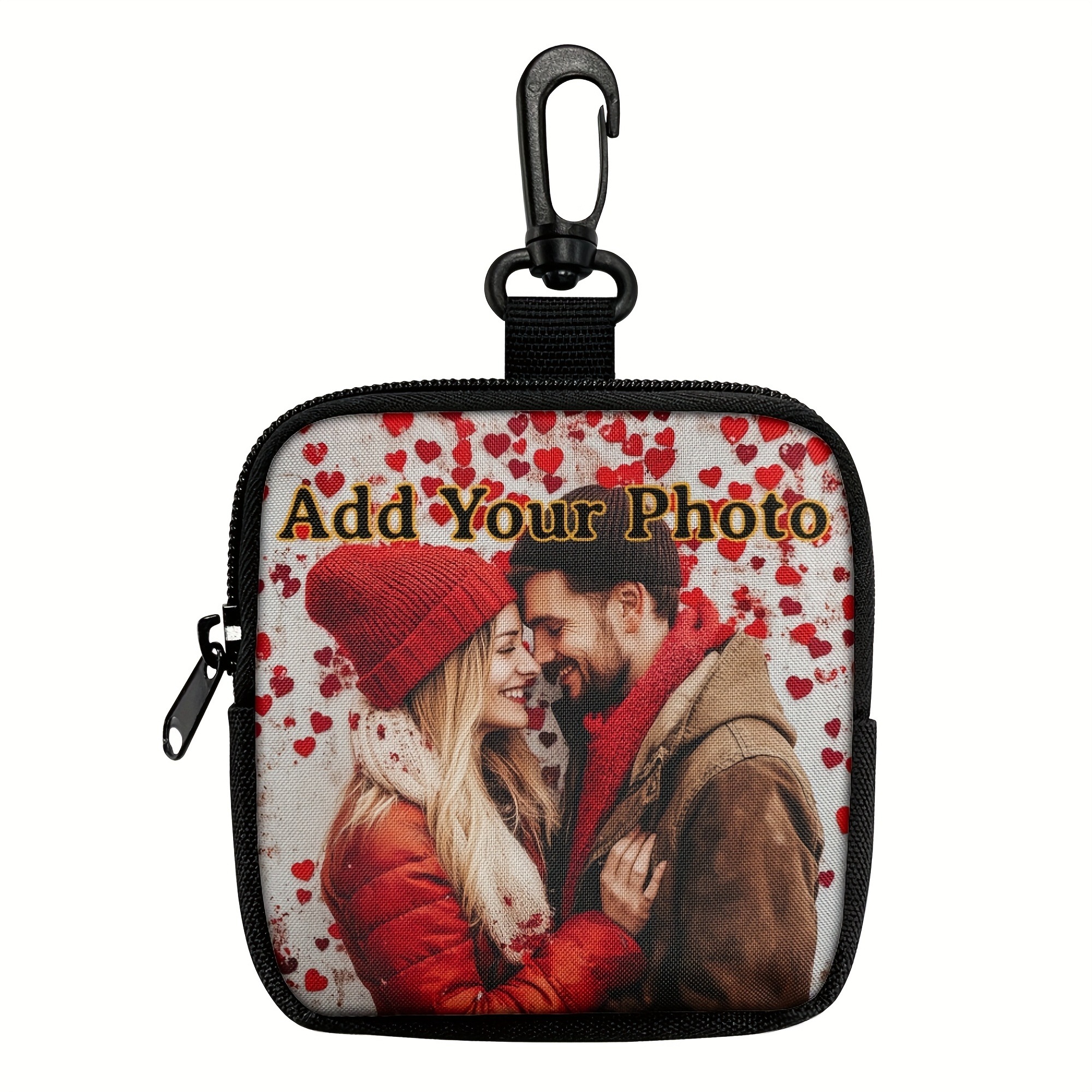 Custom Photo Coin Bag Mini Ear - Travel Accessories Pouch For Women ulasan dan harga