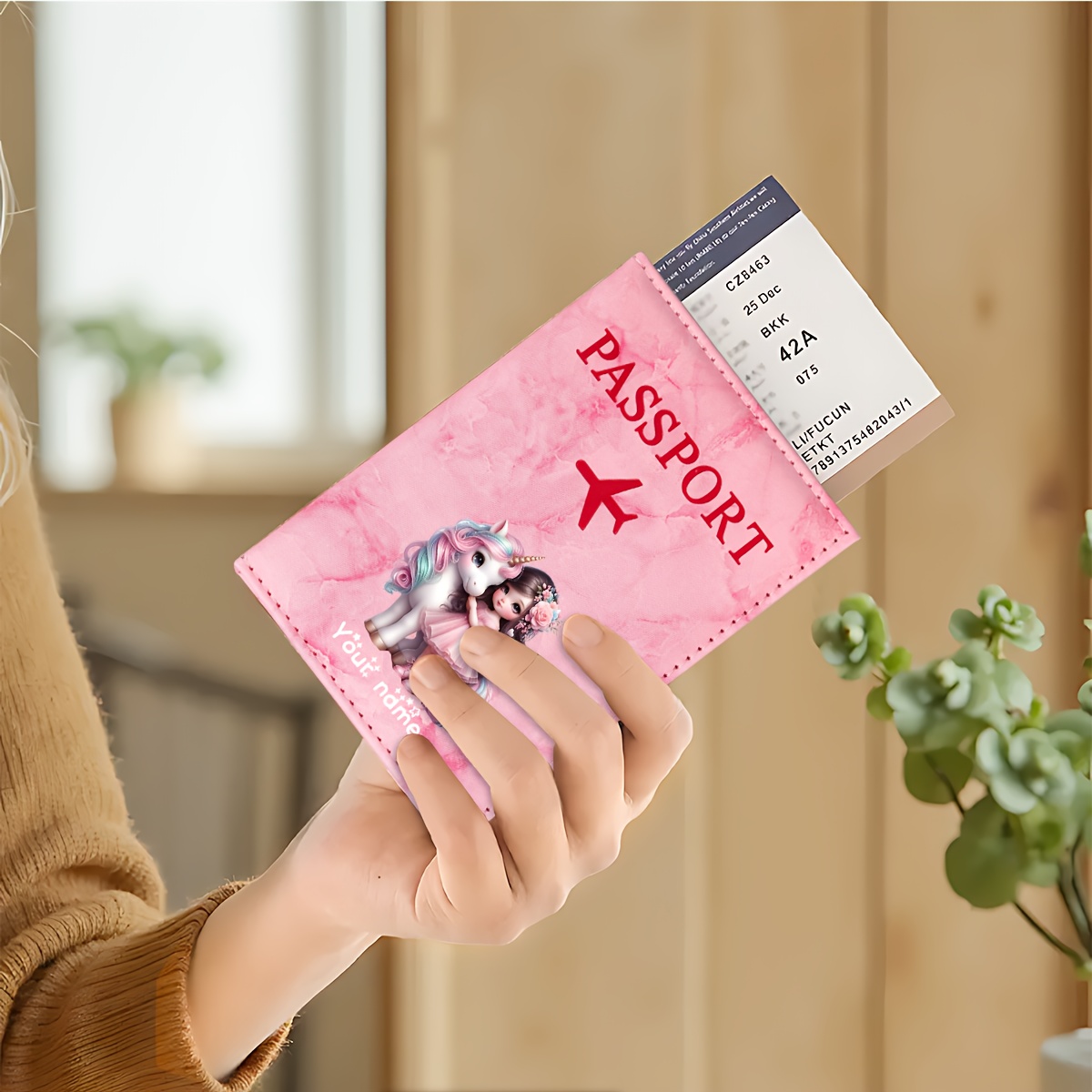 Unicorn Girl Pattern PU Passpo - Travel Accessories In Bulk ulasan dan harga