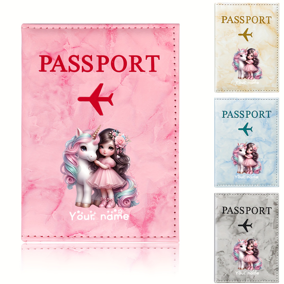 Unicorn Girl Pattern PU Passpo - Travel Accessories In Bulk ulasan dan harga