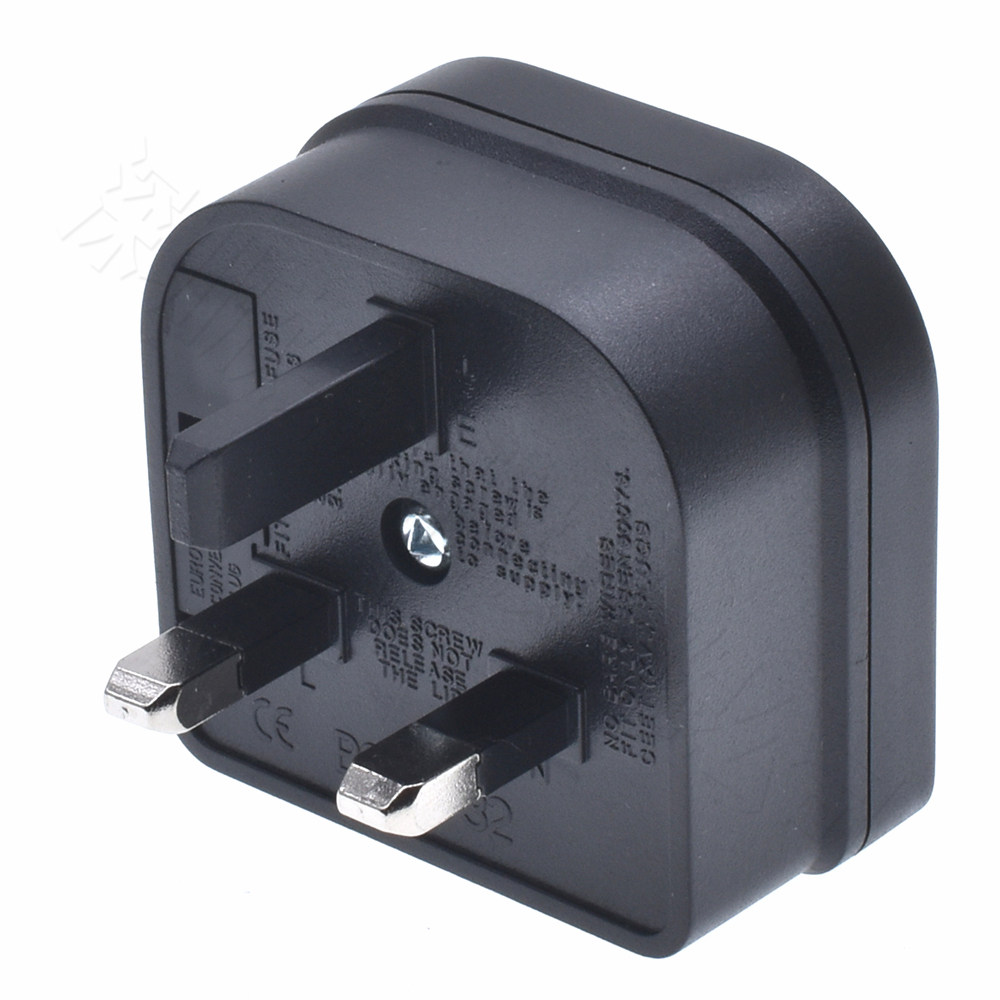 European EU 2Pin to UK 3Pin Po - Travel Accessories Europe ulasan dan harga