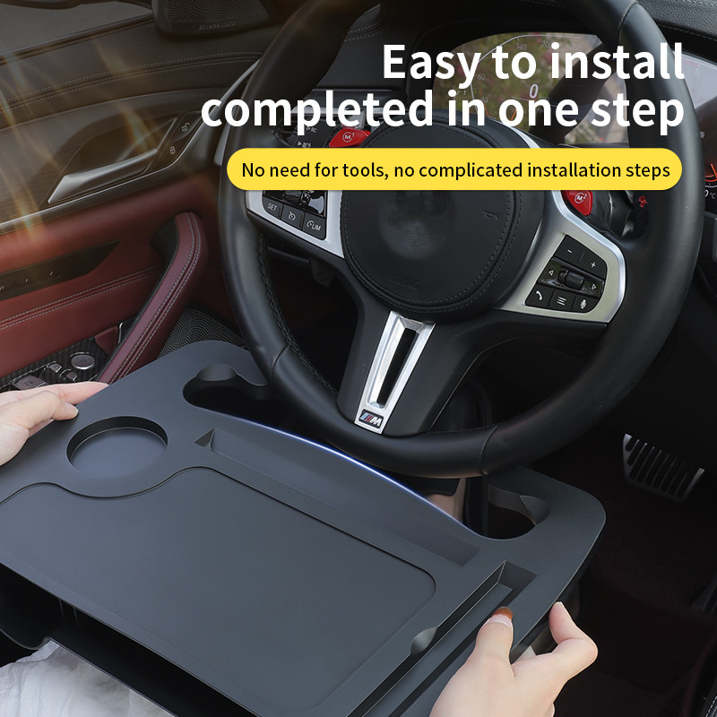 2-IN-1 Car Steering Wheel Tabl - Travel Accessories For Car ulasan dan harga