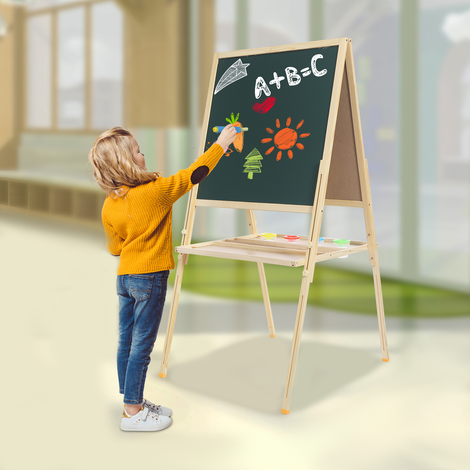 (Clearance Sale!) Art Easel Ad - Travel Accessories Drawing ulasan dan harga