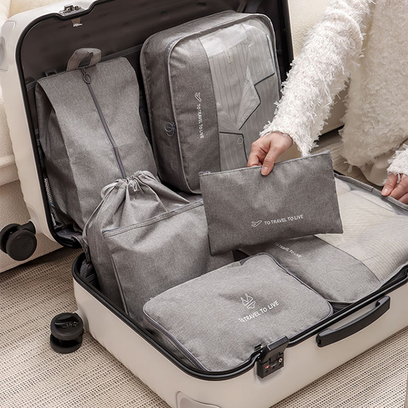 7 Piece Travel Packing Cubes S - Travel Accessories Pouch For Women ulasan dan harga