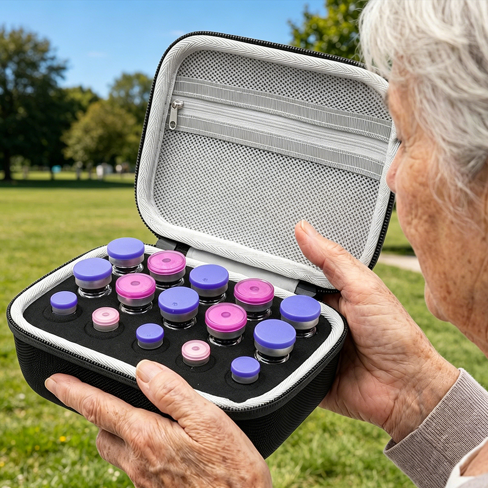 Insulin Vial Storage Case, 9/1 - Travel Accessories Organizer Case ulasan dan harga