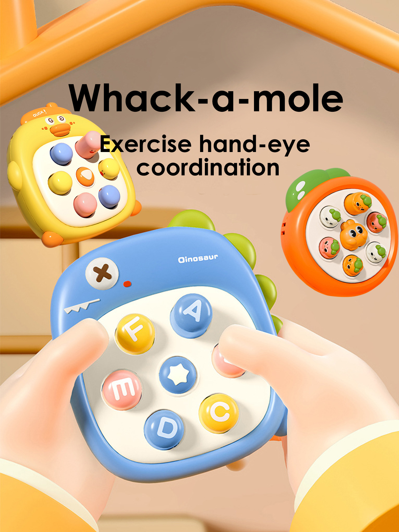 Pocket-sized Mini Whack-a-Mole - Travel Accessories Europe ulasan dan harga