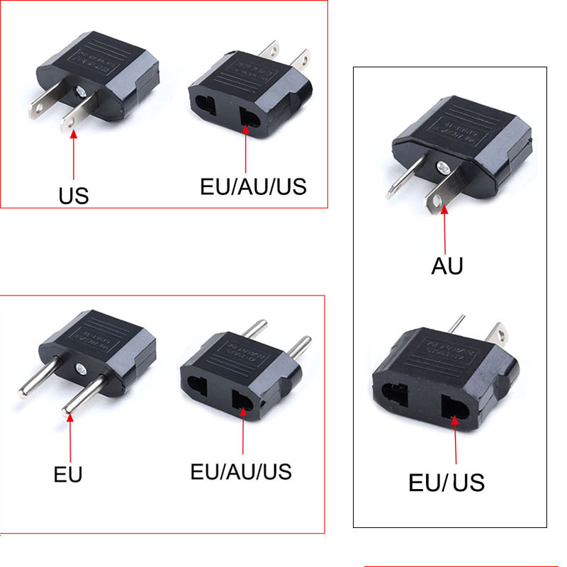 US To EU UK AU Euro Europe Plu - Travel Accessories Europe ulasan dan harga