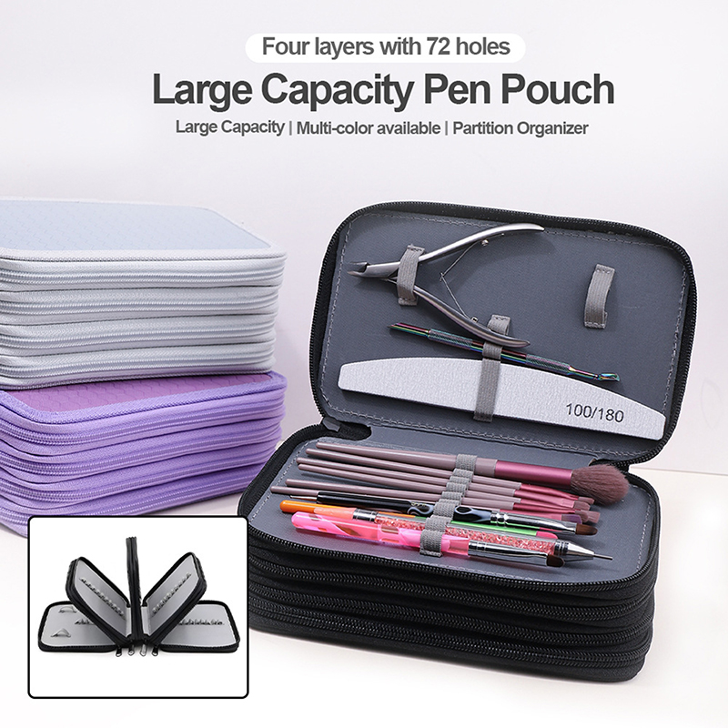 Large Capacity Nail Art Tool B - Travel Accessories Organizer Case ulasan dan harga
