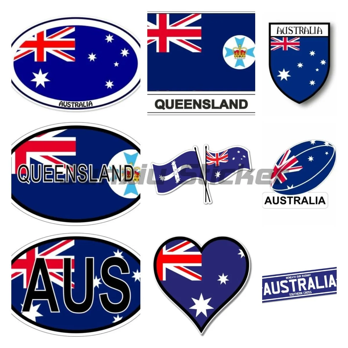 Australia Vinyl Car Sticker La - Travel Accessories Australia ulasan dan harga