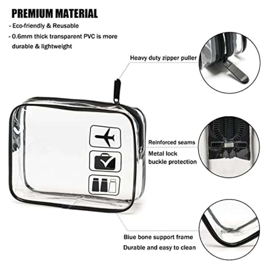 TSA Approved Toiletry Bag, 3 P - Toiletry Bag Tsa ulasan dan harga