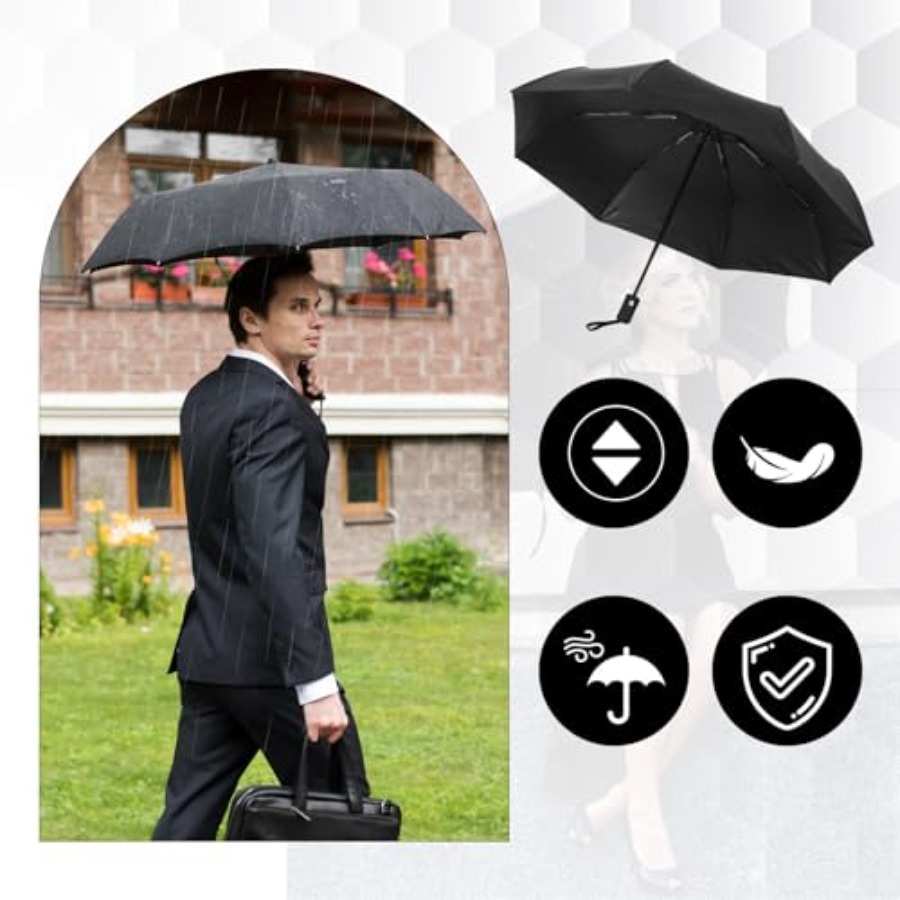 6 Pcs Travel Compact Umbrella  - Travel Umbrella Compact ulasan dan harga
