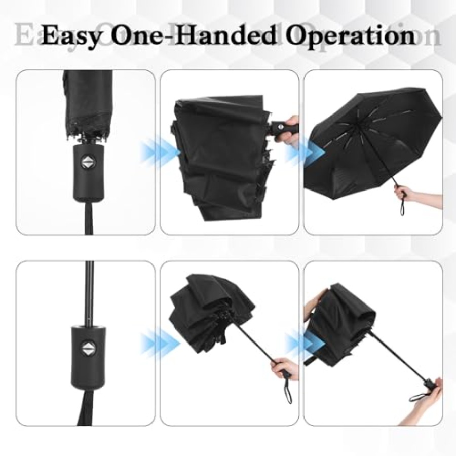 6 Pcs Travel Compact Umbrella  - Travel Umbrella Compact ulasan dan harga