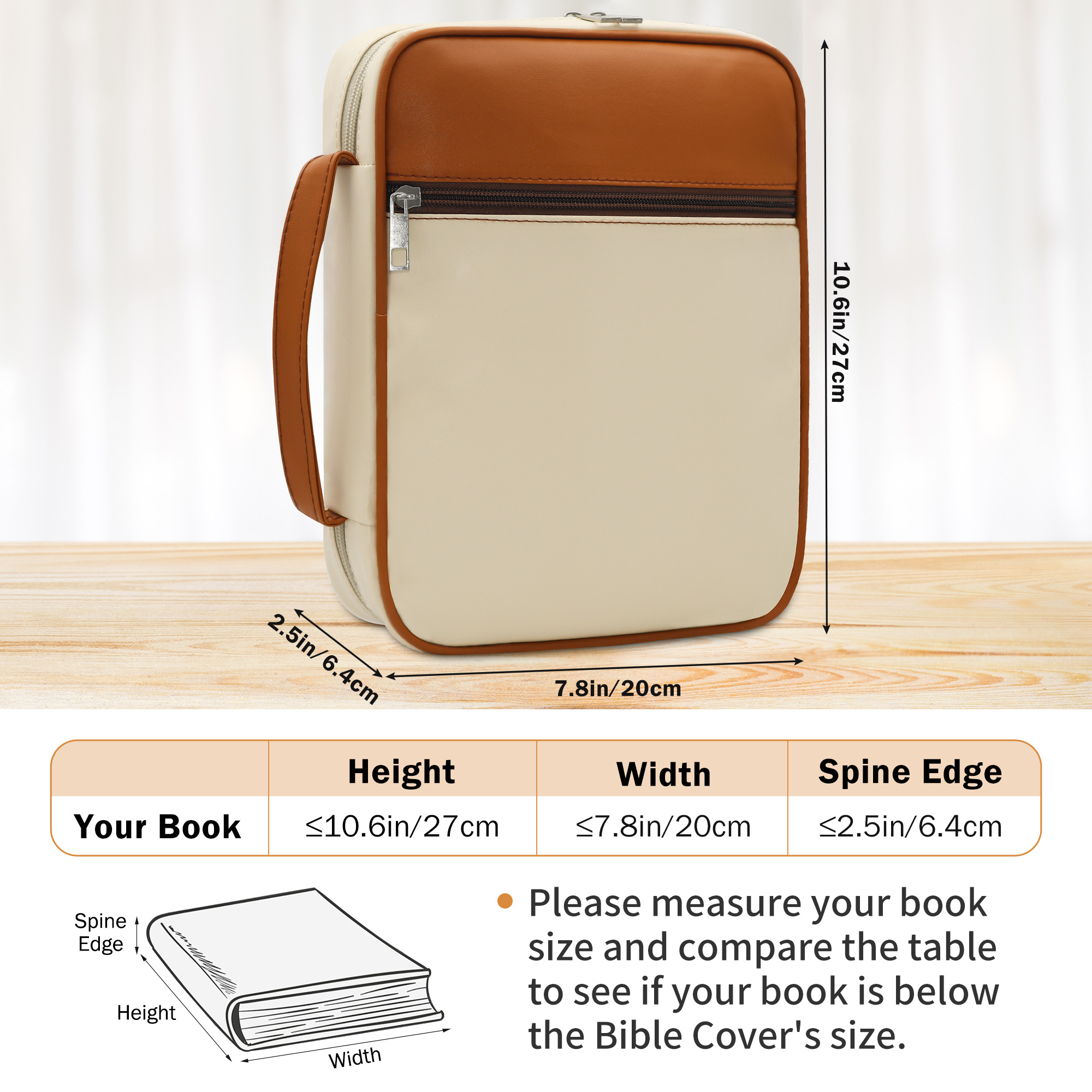 Bible Case for Women Pu Leathe - Travel Accessories Organizer Case ulasan dan harga
