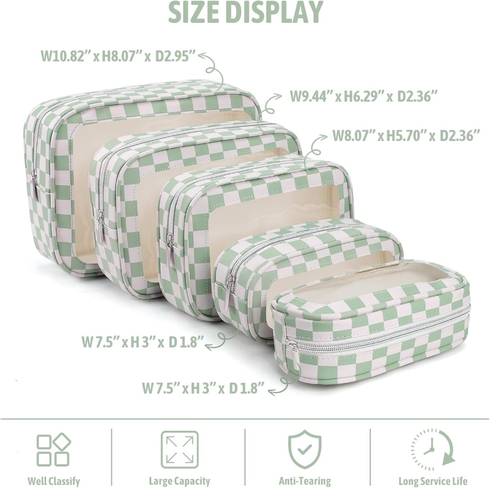 5PCS Diaper Bag Organizer Pouc - Toiletry Bag Tsa ulasan dan harga