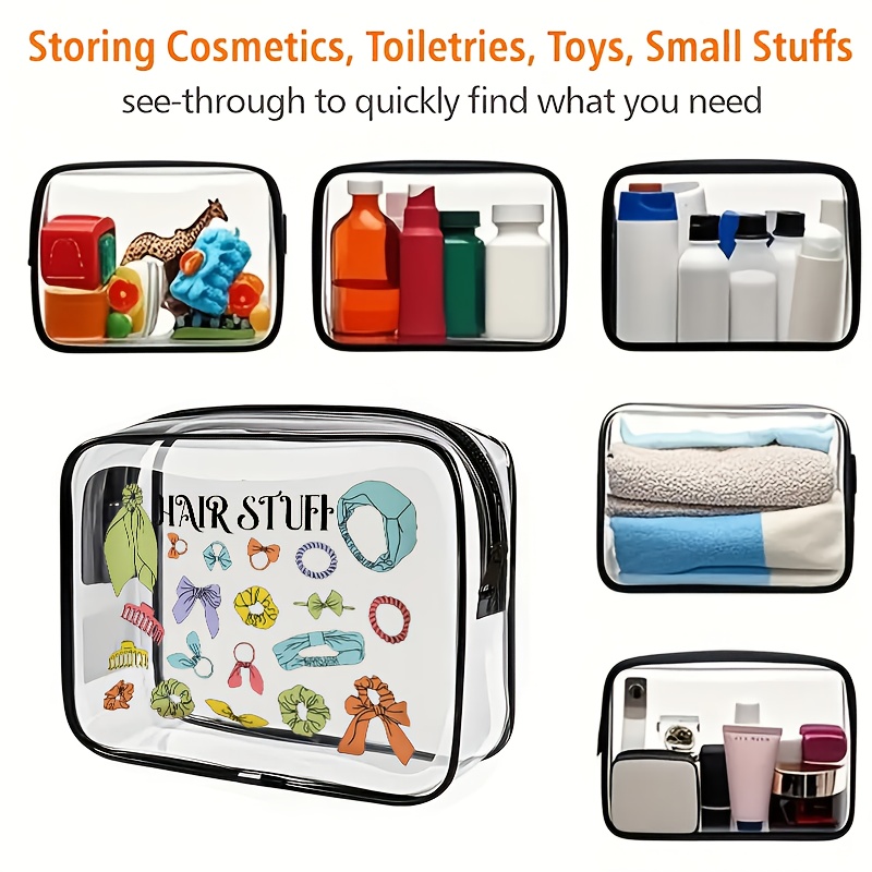 1pc Clear Makeup Bag Transpare - Toiletry Bag Tsa ulasan dan harga