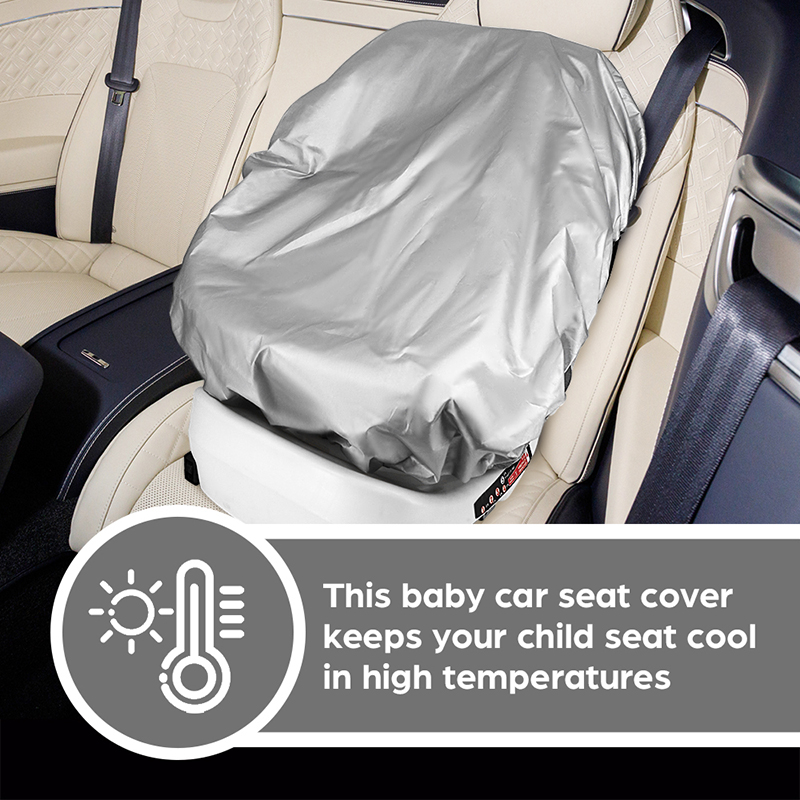 1PC Silver  Baby Car Seat Sun  - Travel Accessories For 2 Year Old ulasan dan harga