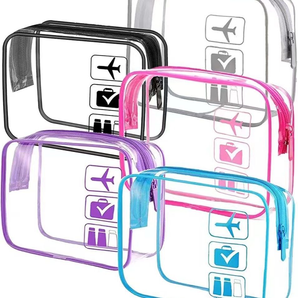 Clear Zippered Makeup Organize - Toiletry Bag Tsa ulasan dan harga