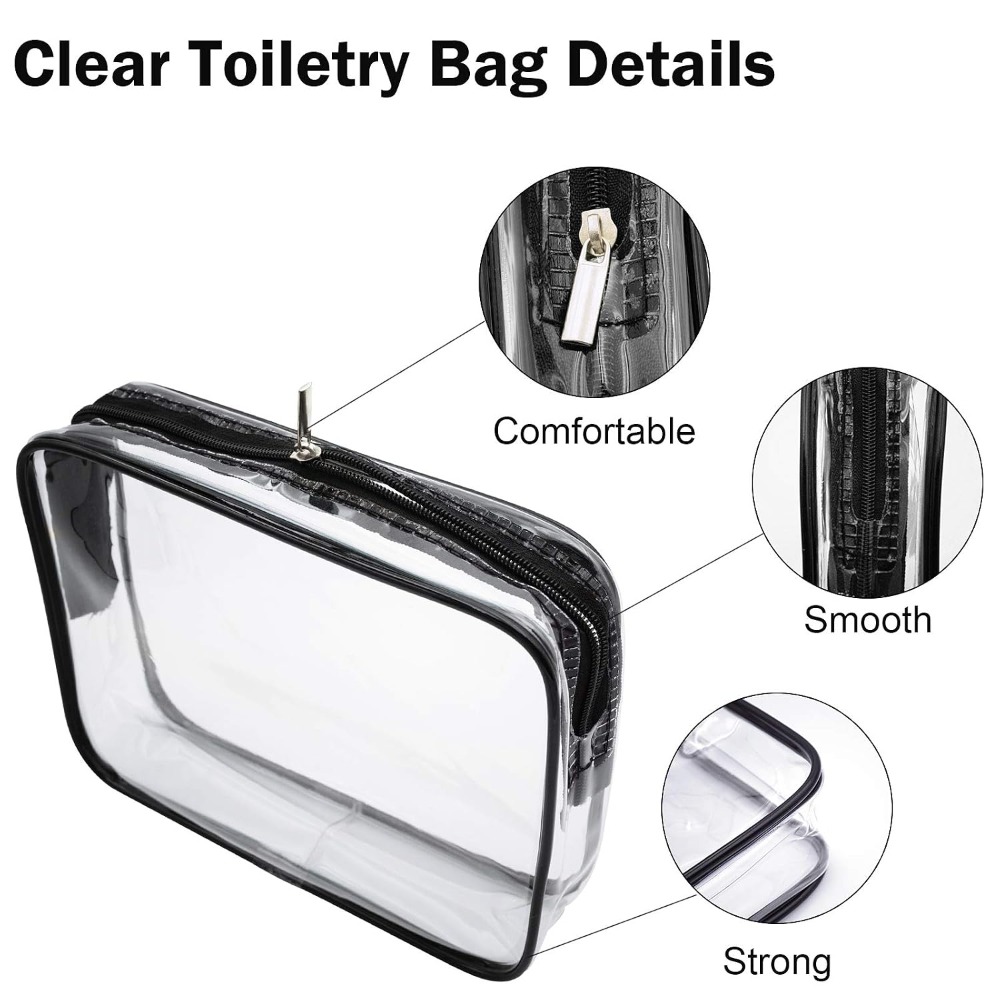 13-Pack TSA Approved Travel Bo - Toiletry Bag Tsa ulasan dan harga