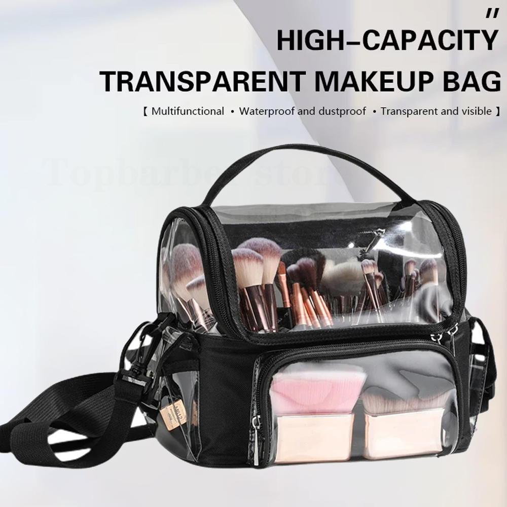 Makeup Brush Holder Backpack M - Travel Accessories Organizer Case ulasan dan harga