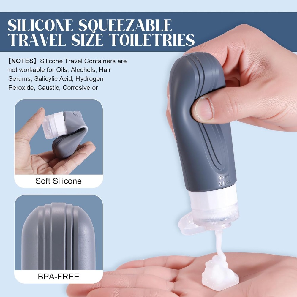 3oz TSA Approved Travel Size T - Toiletry Bag Tsa ulasan dan harga
