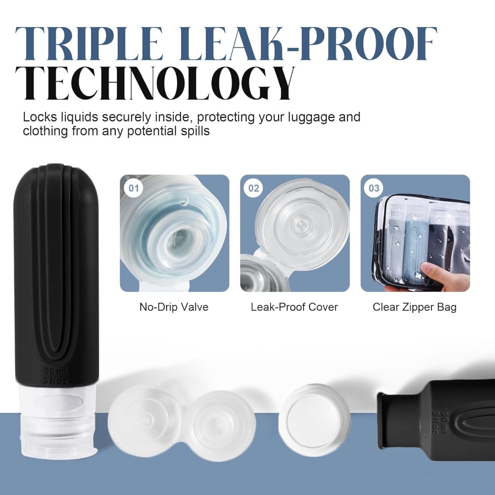 3oz TSA Approved Travel Size T - Toiletry Bag Tsa ulasan dan harga