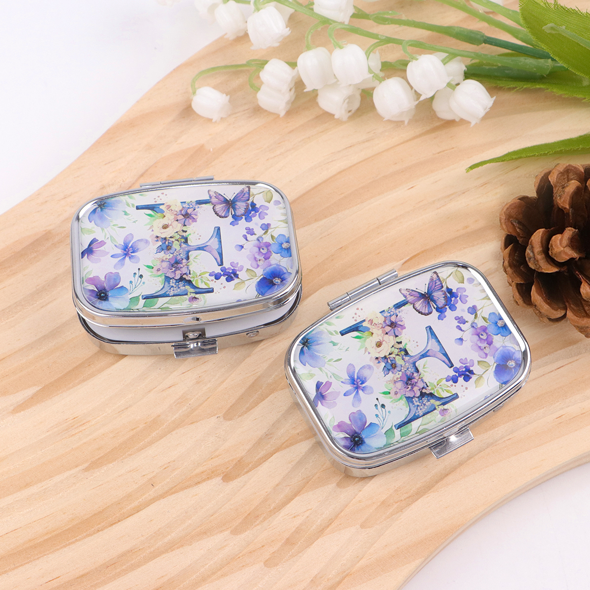 English Letter Pill Boxes Flow - Travel Accessories For Japan ulasan dan harga