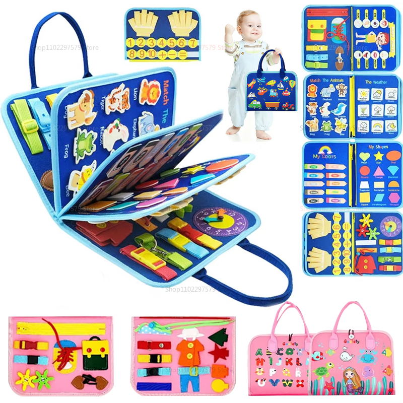 New Busy Board for Toddlers Se - Travel Accessories For 10 Year Old Girl ulasan dan harga