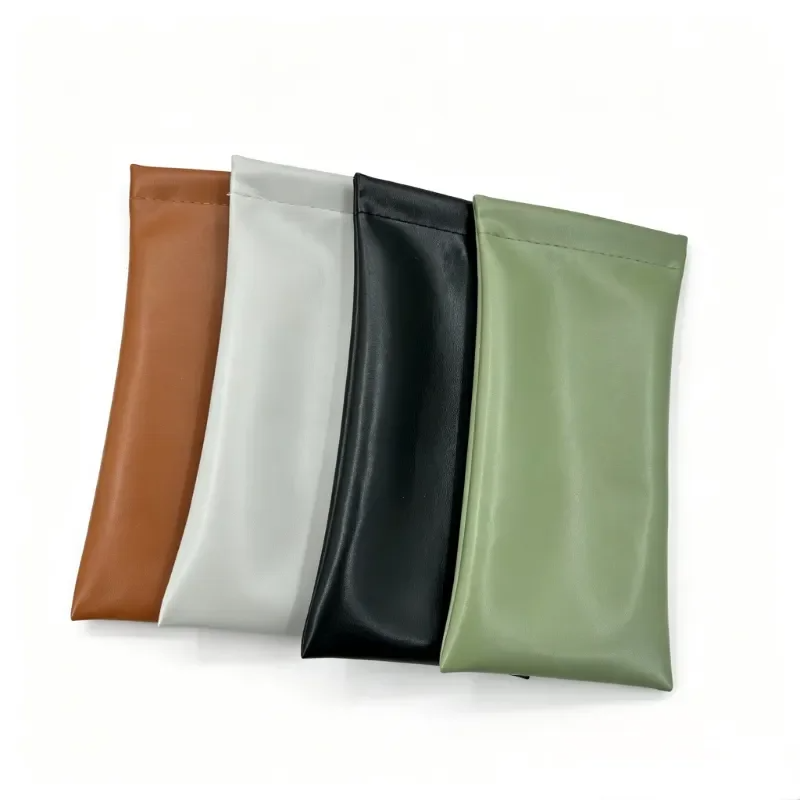 Soft PU Leather Sunglasses Cas - Travel Accessories Pouch For Women ulasan dan harga
