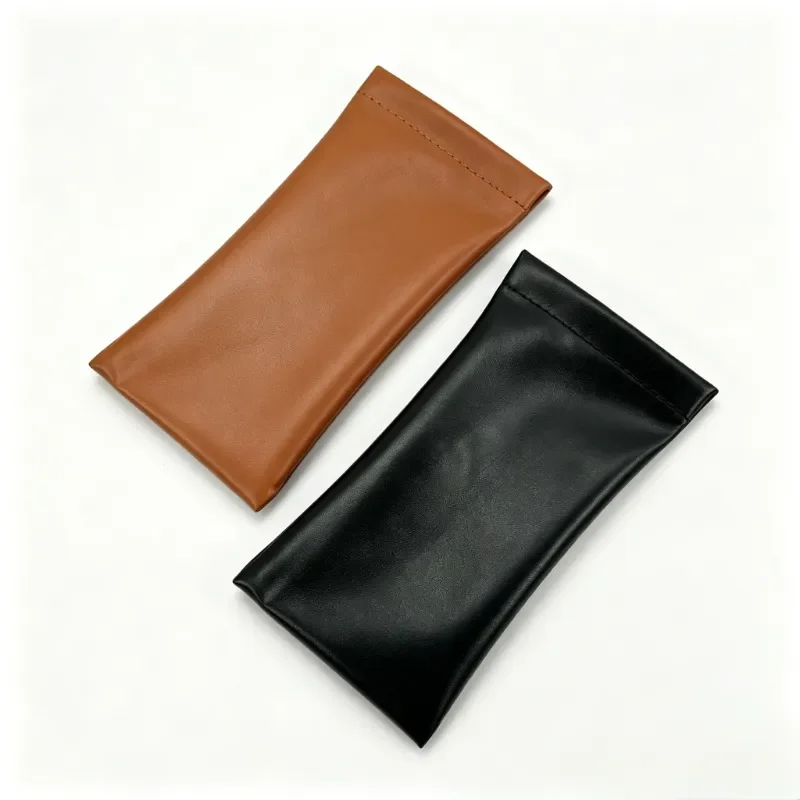 Soft PU Leather Sunglasses Cas - Travel Accessories Pouch For Women ulasan dan harga