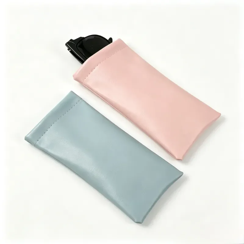 Soft PU Leather Sunglasses Cas - Travel Accessories Pouch For Women ulasan dan harga