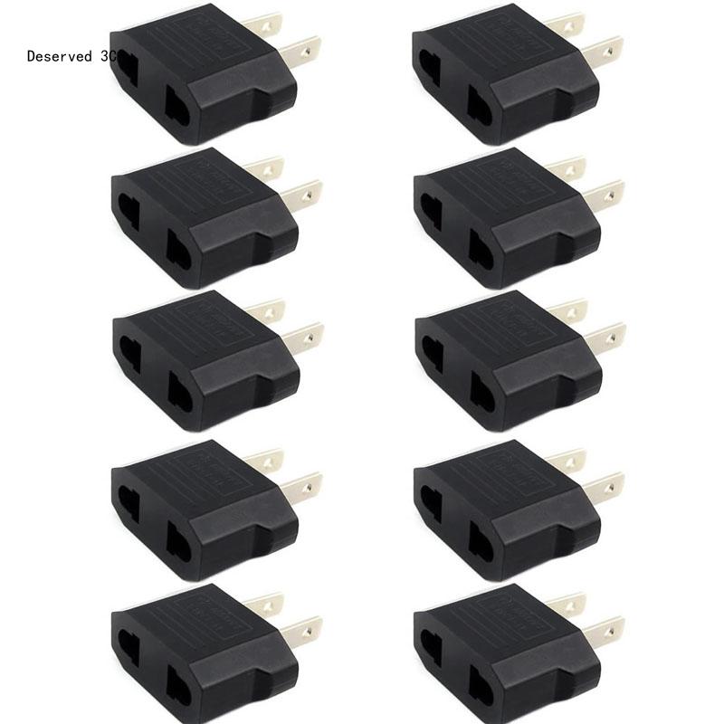 10Pcs/set US EU AU to US Euro  - Travel Accessories Europe ulasan dan harga