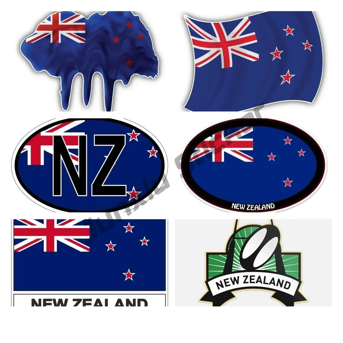 New Zealand Flag Vinyl Decal S - Travel Accessories New Zealand ulasan dan harga