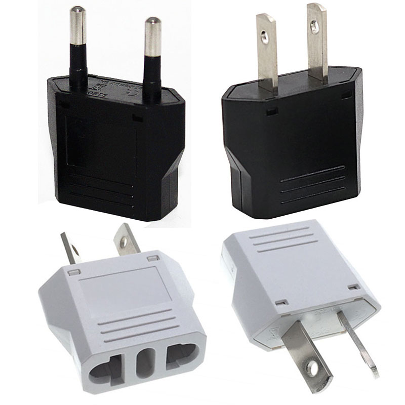 1pcs Grounded AU US to EU Plug - Travel Accessories Europe ulasan dan harga