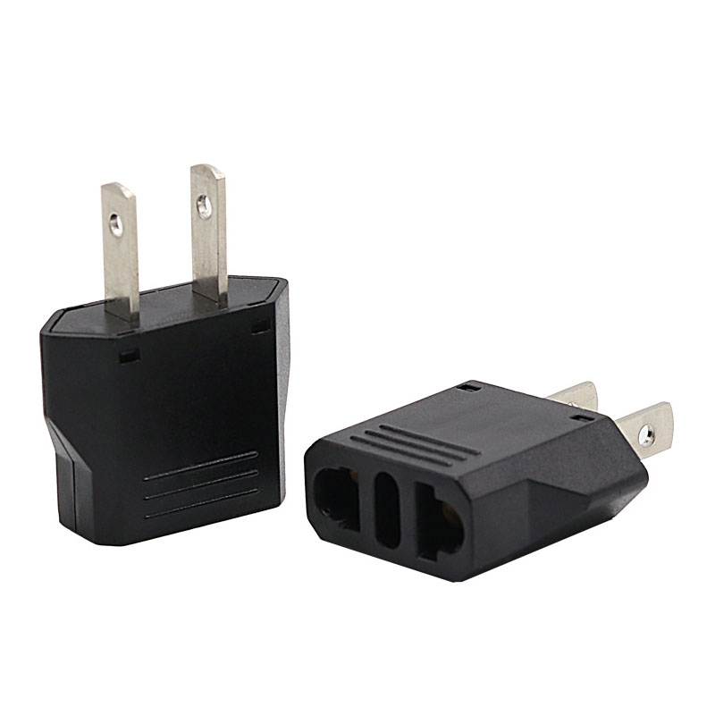 1pcs Grounded AU US to EU Plug - Travel Accessories Europe ulasan dan harga