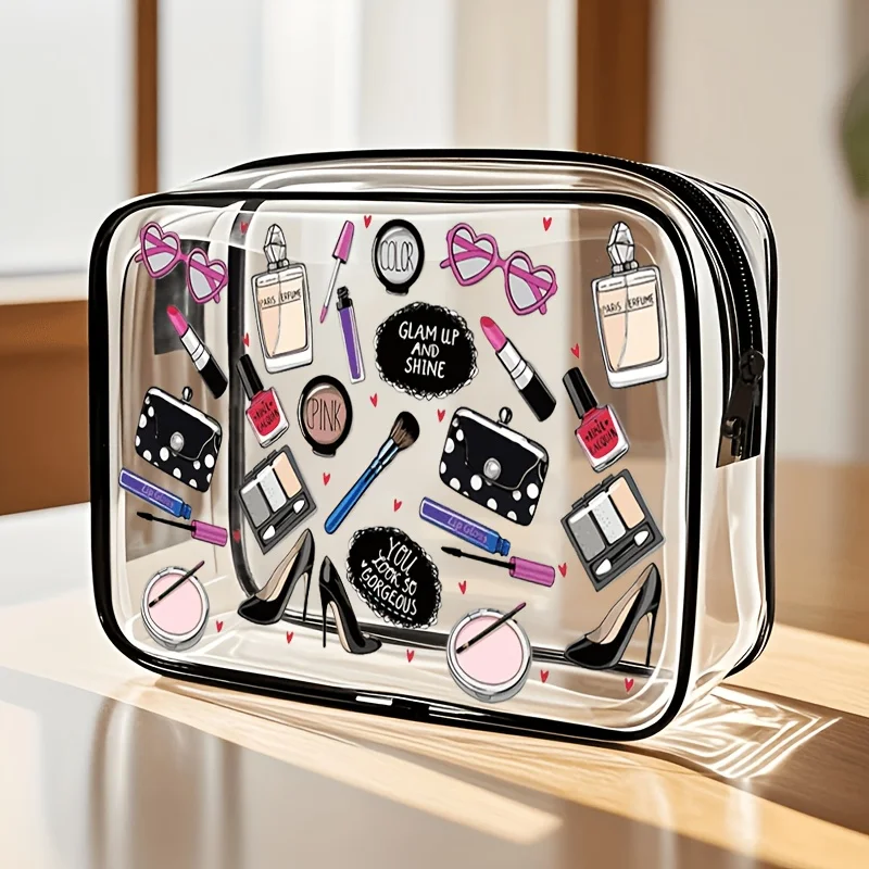 1pc Clear Makeup Bag Transpare - Toiletry Bag Tsa ulasan dan harga