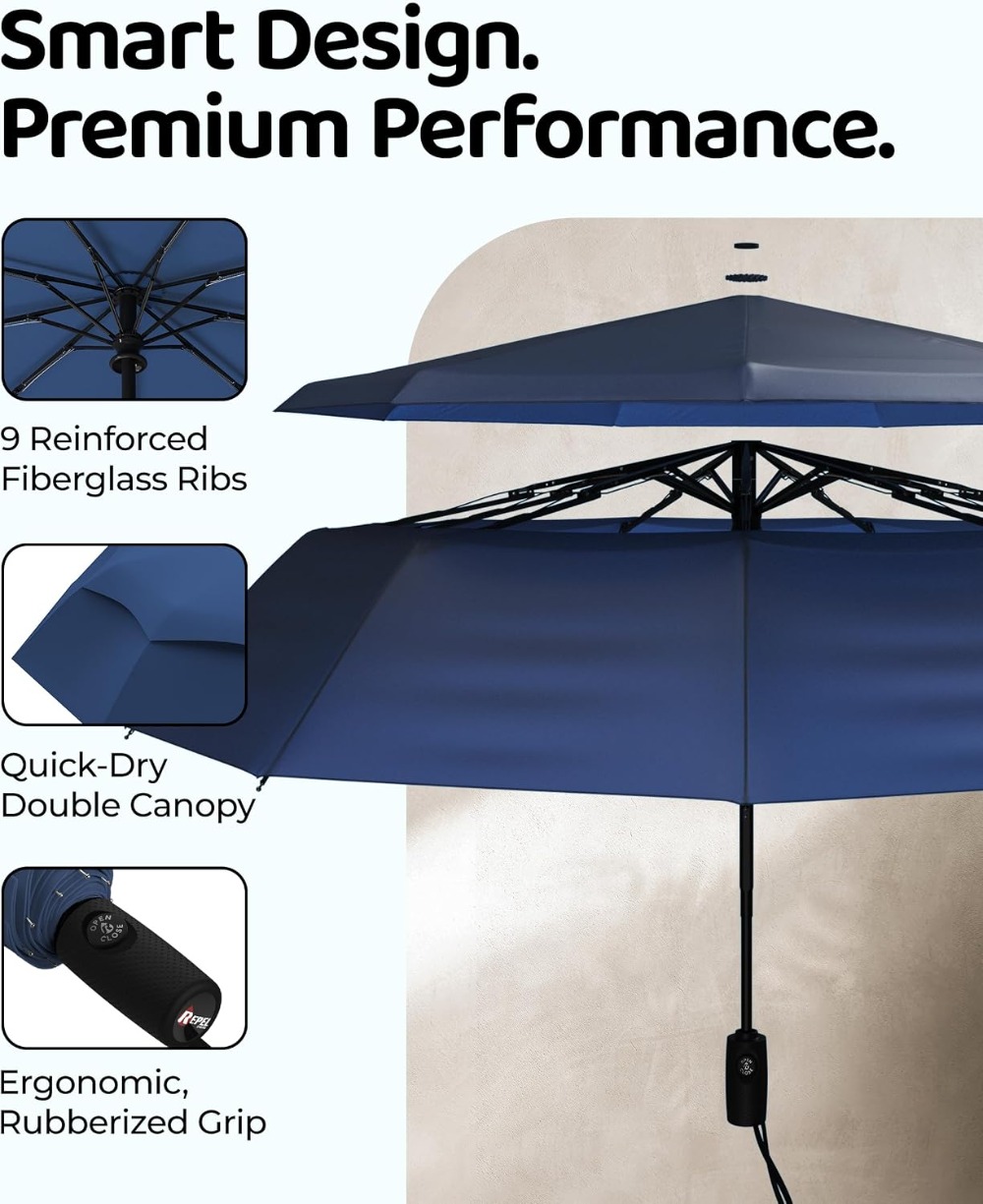 Repel Windproof Travel Umbrell - Travel Umbrella Compact ulasan dan harga
