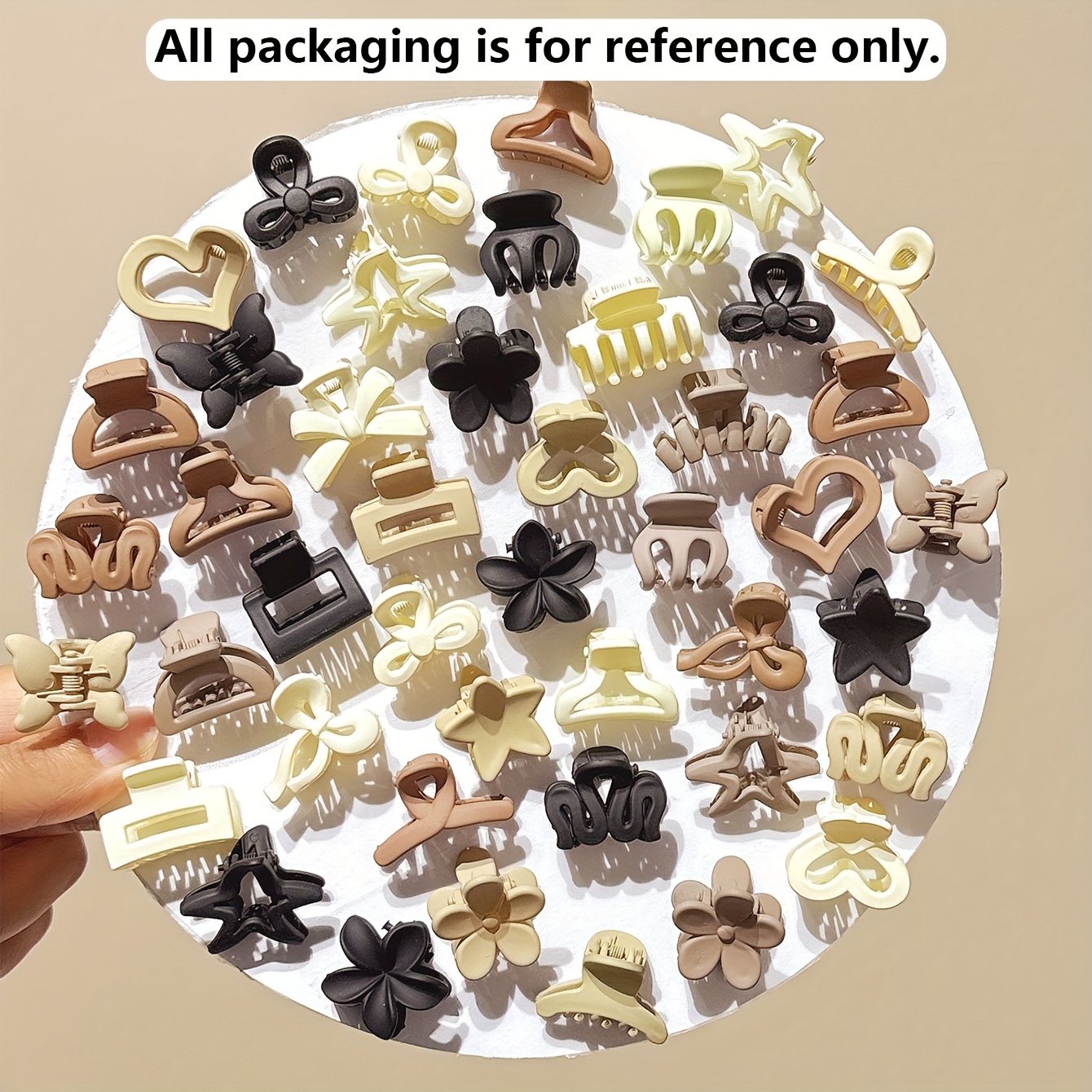 5/10/20/30pcs Beige Mixed Pack - Travel Accessories For 10 Year Old Girl ulasan dan harga