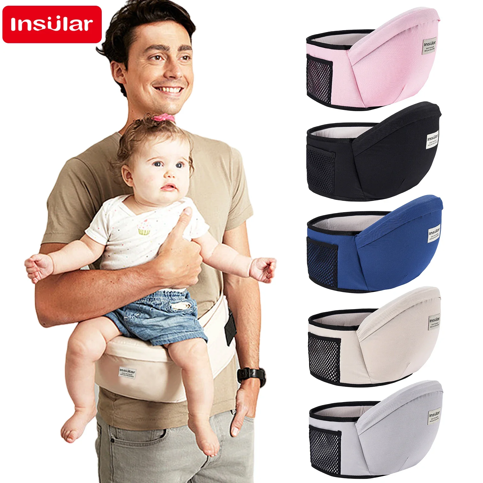 Thickened Baby Hip Seat Carrie - Travel Accessories For 2 Year Old ulasan dan harga