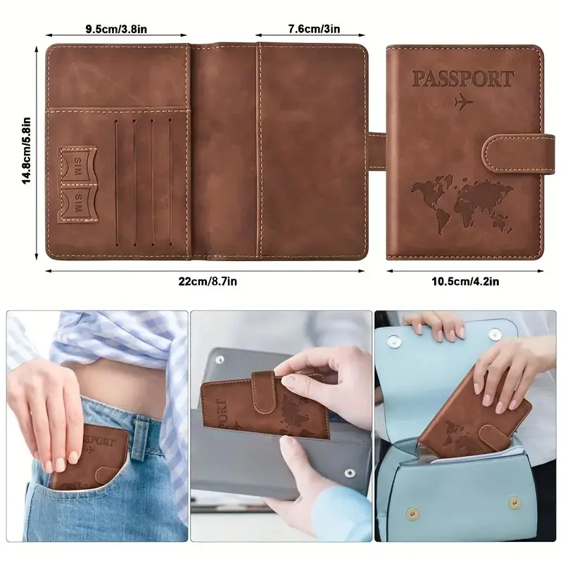 Unisex RFID Blocking Travel Pa - Travel Accessories In Bulk ulasan dan harga